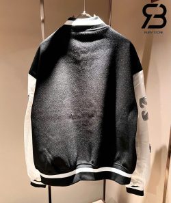 Áo Khoác Off-White Lea Vasity Đen Trắng Best Quality