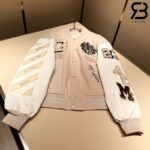 Áo Khoác Off-White x AC Milan Cream White Màu Kem Best Quality