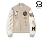 Áo Khoác Off-White x AC Milan Cream White Màu Kem Best Quality