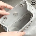Ba lô Chanel 25C Pocket Size 24CM Silver Lambskin Màu Bạc Best Quality