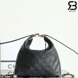Ba lô Chanel SS25 Large Black Calfskin 27CM Màu Đen Best Quality