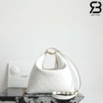 Ba lô Chanel SS25 Large White Calfskin 27CM Màu Trắng Best Quality
