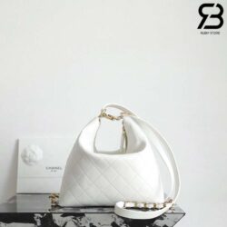Ba lô Chanel SS25 Large White Calfskin 27CM Màu Trắng Best Quality