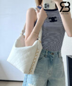 Ba lô Chanel SS25 Large White Calfskin 27CM Màu Trắng Best Quality
