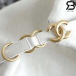 Ba lô Chanel SS25 Large White Calfskin 27CM Màu Trắng Best Quality