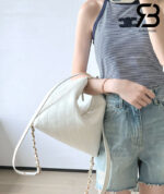 Ba lô Chanel SS25 Large White Calfskin 27CM Màu Trắng Best Quality