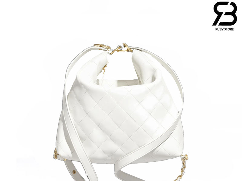 balo-chanel-ss25-large-white-calfskin-mau-trang-27cm-best-quality Ba lô Chanel SS25 Large White Calfskin 27CM Màu Trắng Best Quality
