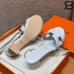 Dép Hermes Oasis Sandal Blanc Epsom Best Quality