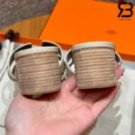 Dép Hermes Oasis Sandal Craie Epsom Best Quality