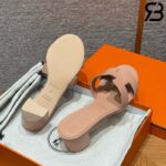 Dép Hermes Oasis Sandal Perlino Beige Epsom Best Quality