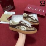 Giày Gucci G75 Sneaker GG Canvas Brown Best Quality