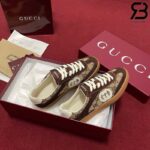 Giày Gucci G75 Sneaker GG Canvas Brown Best Quality