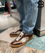 Giày Gucci G75 Sneaker GG Canvas Brown Best Quality