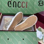Giày Gucci High Top GG Sneaker Beige Ebony Canvas Kem Best Quality