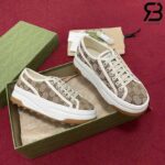 Giày Gucci Tennis 1977 GG Canvas Brown Best Quality