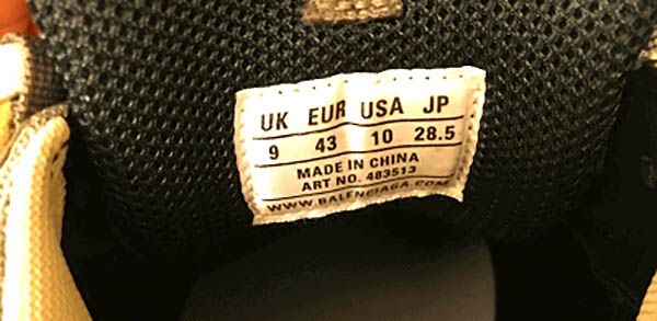 Phân biệt giày balenciaga triple s thật và fake