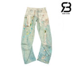 Quần Acne Studios 2006F Goth Twisted Leg White Green Best Quality
