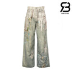 Quần Acne Studios Goth Loose Fit Jeans 1981 White Green Best Quality