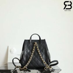Ba lô Chanel 25 Medium Black Caviar 23CM Màu Đen Best Quality