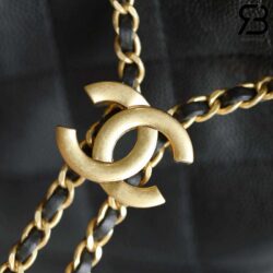 Ba lô Chanel 25 Medium Black Caviar 23CM Màu Đen Best Quality