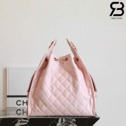 Túi Chanel 25 Medium Pink Da Caviar 40CM Màu Hồng Best Quality