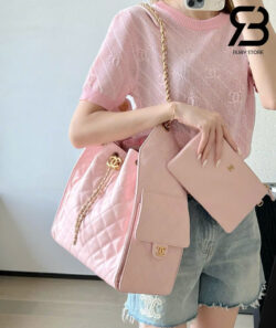 Túi Chanel 25 Medium Pink Da Caviar 40CM Màu Hồng Best Quality