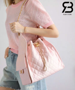 Túi Chanel 25 Medium Pink Da Caviar 40CM Màu Hồng Best Quality