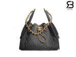 Túi Chanel 25 Small Washed Denim Black 30CM Màu Đen Best Quality