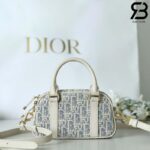 Túi Dior D-Vibe East-West Nano Bag Blue Oblique Chambray Best Quality