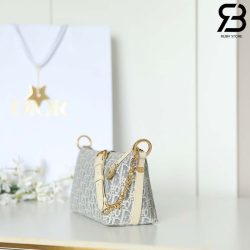 Túi Diorstar Hobo Bag with ChainBlue Oblique Chambray Best Quality