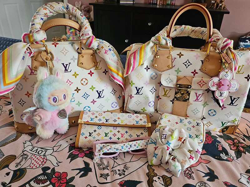 Túi Louis Vuitton Alma BB Multicolor White