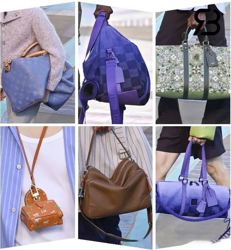 Túi LV đa màu sắc