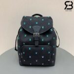 Ba Lô LV Montsouris M14135 Blason Denim Gradient Blue 40CM Best Quality