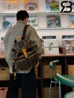 Ba Lô LV Montsouris Cargo M14015 Monogram Archive Nâu 40CM Best Quality