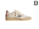 Giày Golden Goose Ball Star Trắng Hồng Bạc Kim Tuyến Best Quality