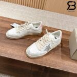 Giày Golden Goose Ball Star Trắng Hồng Bạc Kim Tuyến Best Quality