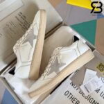 Giày Golden Goose Ball Star With Ice Gray Suede Star Trắng Xám Best Quality
