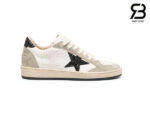 Giày Golden Goose Ball Star En Cuir Item Trắng Đen Best Quality
