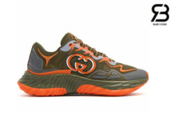 Giày Gucci Ripple Sneaker Green Orange Xanh Cam Best Quality
