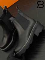 Giày LV Beaubourg Ankle Boot Black Màu Đen Best Quality