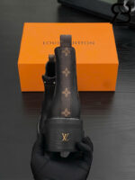 Giày LV Beaubourg Ankle Boot Black Màu Đen Best Quality