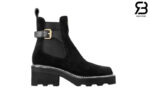 Giày LV Beaubourg Ankle Boot Black Màu Đen Da Lộn Best Quality