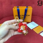 Móc Khóa Treo Túi Linh Vật LV My Vivienne Gỗ Candy Heart Best Quality