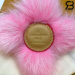 Móc Khóa Treo Túi Linh Vật LV My Vivienne Lông Hồng Best Quality