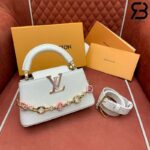 Túi LV Capucines East-West Mini Chain On Màu Hồng 22CM Best Quality