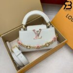 Túi LV Capucines East-West Mini Chain On Màu Hồng 22CM Best Quality