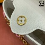 Túi LV Capucines East-West Mini Chain On Màu Hồng 22CM Best Quality