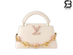 Túi LV Capucines East-West Mini Chain On Màu Hồng 22CM Best Quality