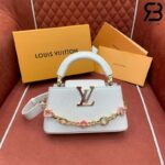 Túi LV Capucines East-West Mini Chain On Màu Hồng 22CM Best Quality