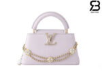 Túi LV Capucines East-West Mini Misty Lilac Màu Tím 22CM Best Quality